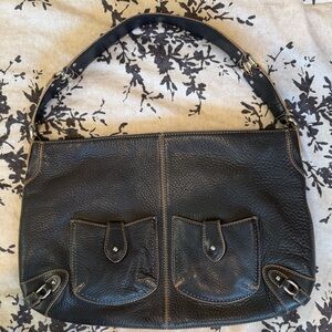 Cole Haan - Black Leather Shoulder Bag